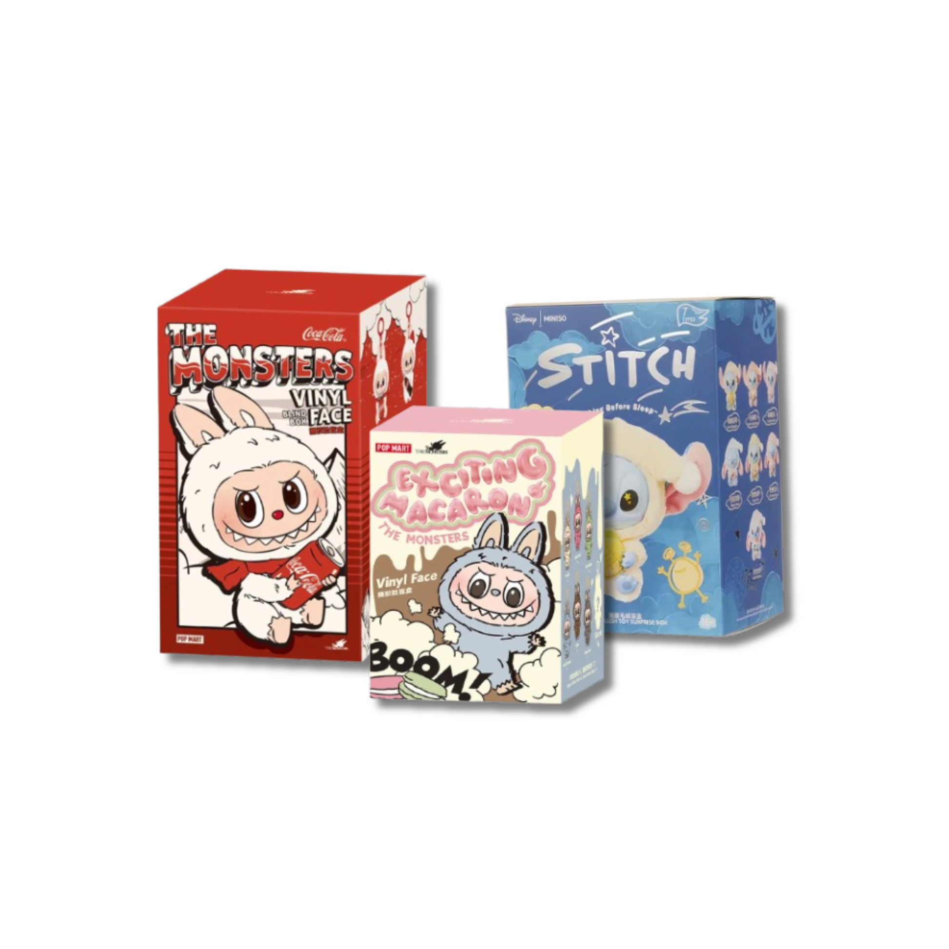 3er Set | Stitch - Macaron - Cola